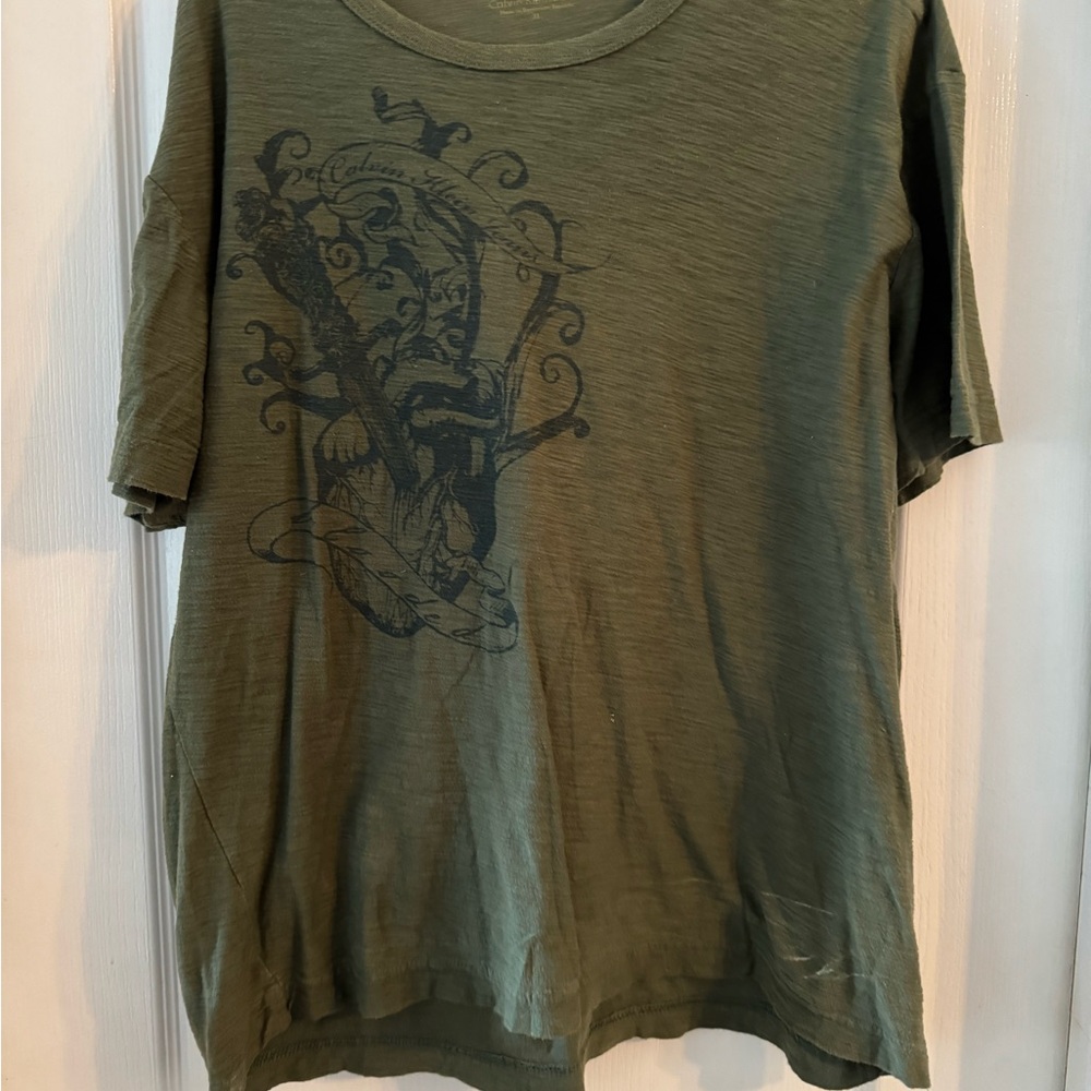 Calvin Klein Jeans Green Short Sleeve Tee